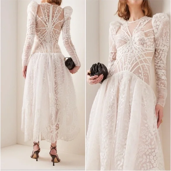 Prima Embroider Zimmermann dress size M size 2 Australia - Picture 3 of 8